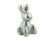 Statue Balloon Bunny ceramiczna biała platerowana Present Time