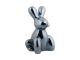 Statue Balloon Bunny duża ceramiczna ciemnoniebieska platerowana Present Time