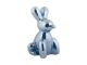 Statue Balloon Bunny duża ceramiczna dżungla zielona platerowana Present Time