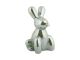 Statue Balloon Bunny duża ceramiczna biała platerowana Present Time