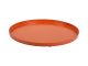 Tray Servir round small bright orange