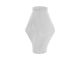 Vase Twisted Rib large white