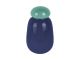 Vase Nuevo Dulce dark blue w. soft blue lid
