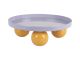 Fioletowy Taca Double Funky round soft w. bright żółty Present Time