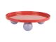 Czerwony Taca Double Funky round large bright w. soft fioletowy Present Time