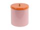 Różowy Pojemnik jar Double Funky retro soft w. bright orange Present Time