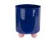 Niebieski Roślina dekoracyjna pot Double Funky large w. soft różowy Present Time